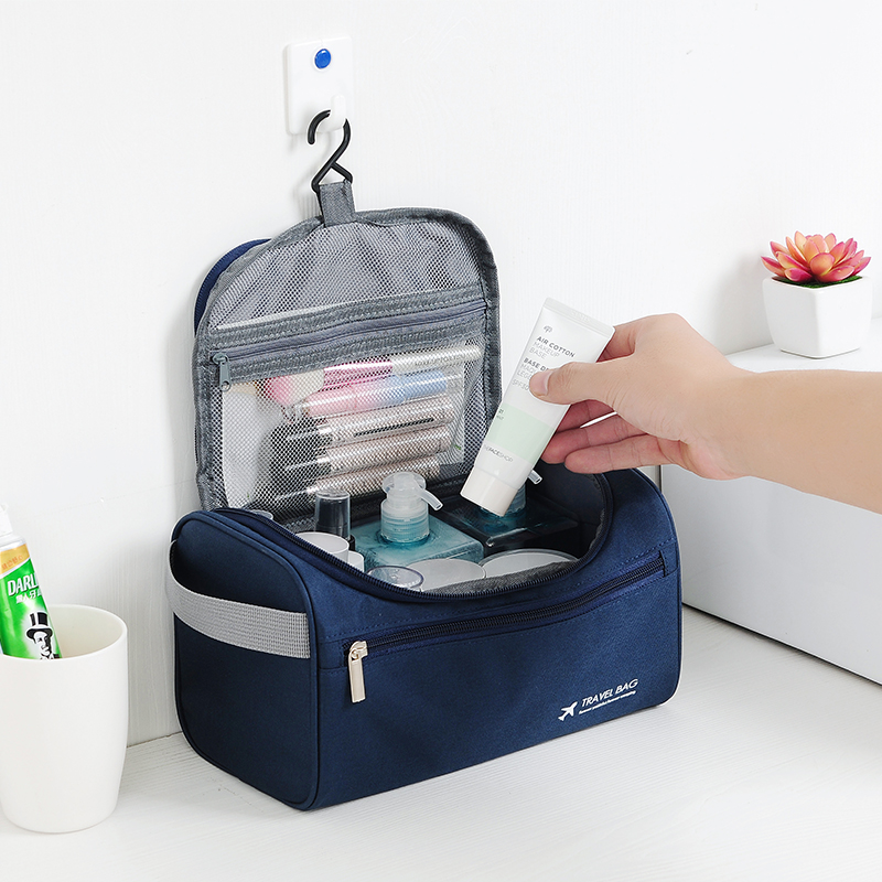 Korea portable cosmetic bag Large capacity multi-functional simple travel storage bag Portable small men's toiletries bag