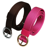 2 8cm wide nylon canvas belt girls with better sense alloy pin buckle lap belt students Belt weaving