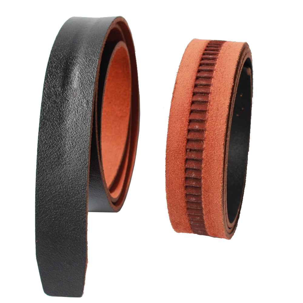 Headless belt without head automatic buckle belt strip whole cowhide cutting Zaomugou genuine leather belt men's real cowhide