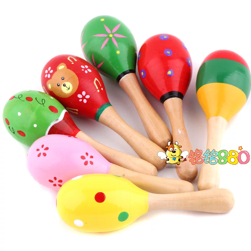 Small maracas, music toy for early age, early education