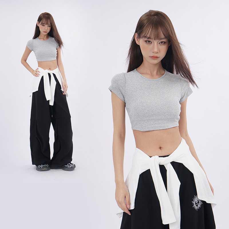 American-Style Spicy Girl White Layered Waist-Cinching Skirt with a High-End Feel, Jazz Dance Waist Wrap, Long-Sleeved Sun Protection Cover-Up American-Style Spicy Girl White Layered Waist-Cinching Skirt with a High-End Feel, Jazz Dance Waist Wrap, Long-Sleeved Sun Protection Cover-Up