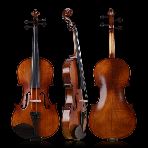 Скрипка из натурального дерева для взрослых, профессиональная практика для начинающих, музыкальные инструменты для школьников, DIY, подходит для студента