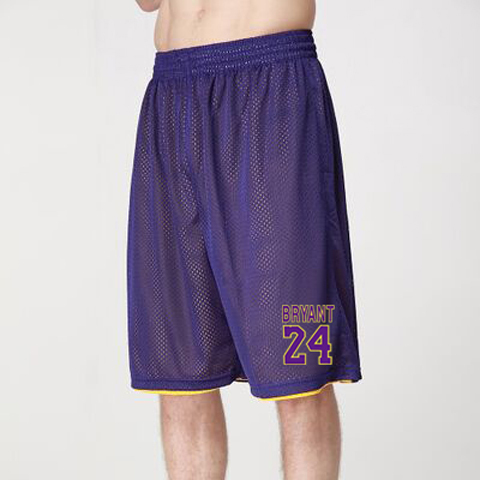 Breathable Double-Sided Basketball Shorts for Men, Running, Fitness, Thin, Quick-Drying, Over-The-Knee Training Shorts, Loose Five-Point Shorts for Summer