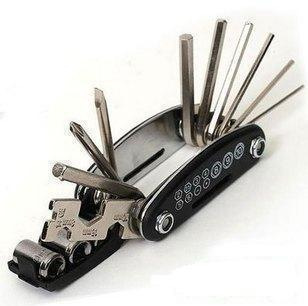 Second Kill Combined Bicycle Inside Hexagon Screen Sleeve Wrench Multi-Function 15-1 (Repair Tool)