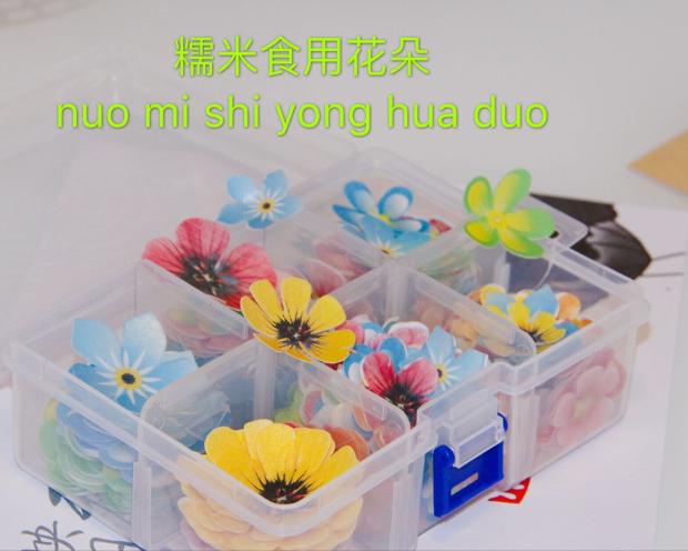 Edible glutinous rice paper flower cake decoration cold dish decoration wafer paper flower edible glutinous rice paper butterfly decoration