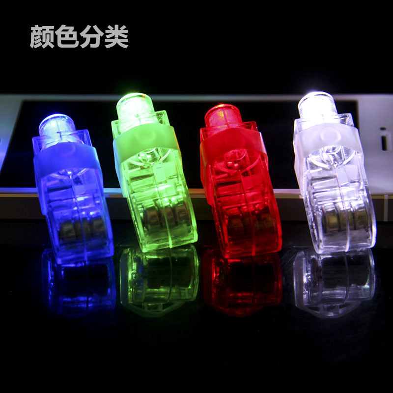 Finger light luminous ring light finger projection lamp laser LED finger light bar KTV manufacturer hot pin