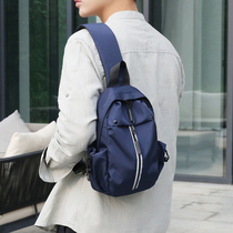Boutique Mens Versatile Chest Bag Casual Outdoor Pitched Satchel 2023 New Tide Ins Travel Nylon Cloth Backpack