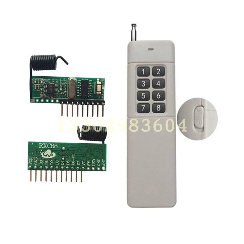 ASK ultra-outer difference 8-way decoding module with high power remote control with high sensitivity anti-interference ability 315MHZ