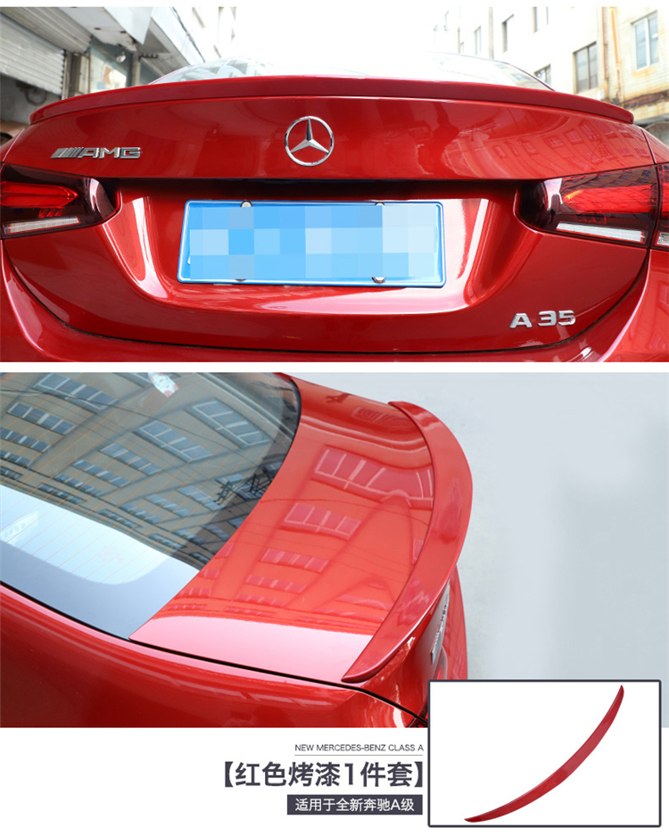 19 cánh sau mới của Mercedes-Benz A200L Mới a-class A180L sửa đổi đặc biệt xe nguyên bản sơn đuôi miễn phí - Sopida trên cánh gió đuôi xe hơi