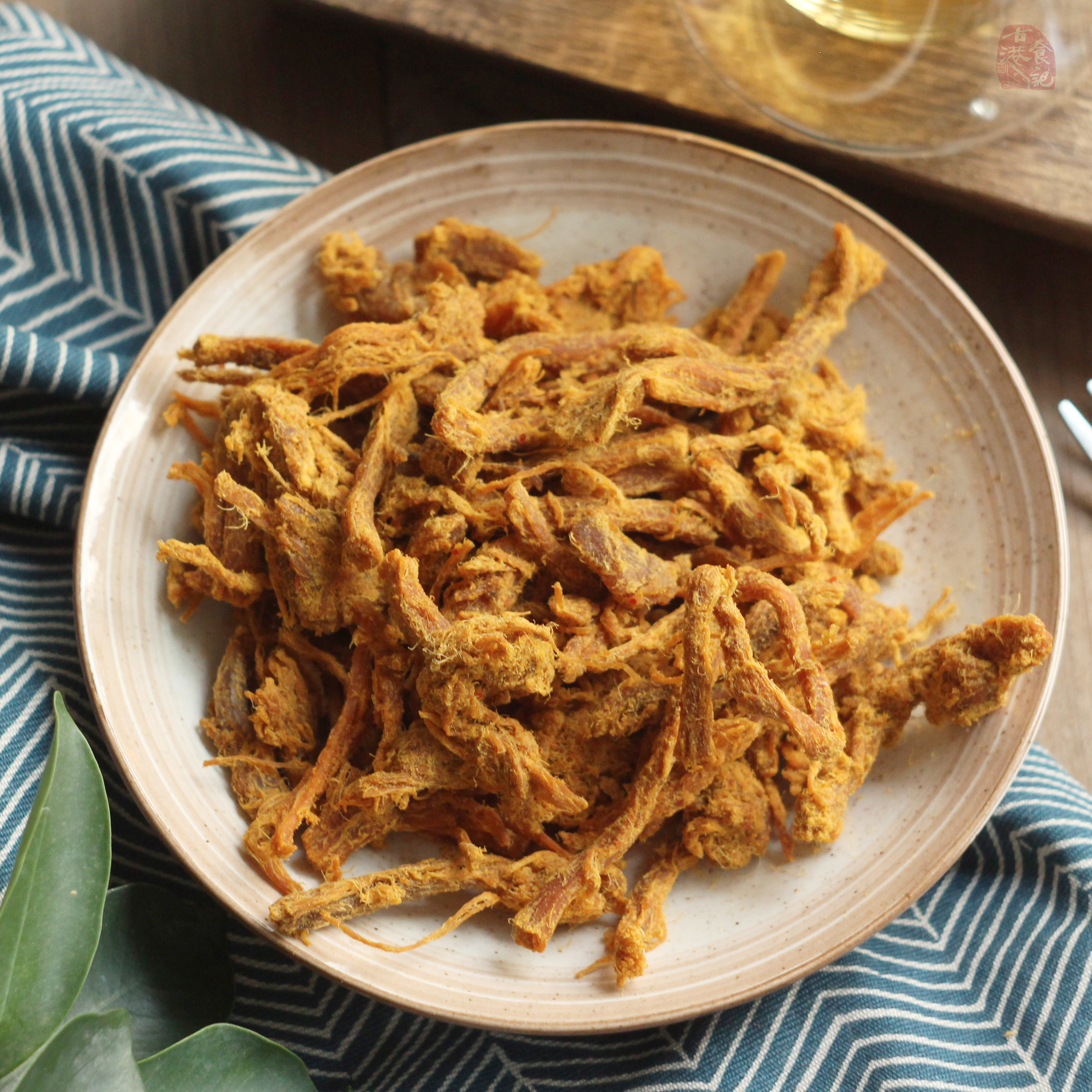 Ancient Harbor Food Notes) Chaoshan Specie Snack Hand Ripping Pork Strips Meat Pork Dried Nets Red Casual Snacks 150g