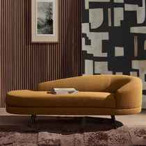 Nordic minimalist Guiffee chair French style casual reclining living-room sofa lamb suede bedroom with beauty collapse light lavish chair