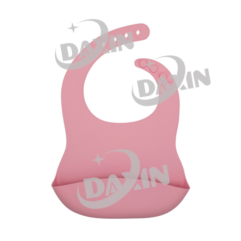 Baby silicone bib food grade children's bib saliva pocket three-dimensional baby saliva towel waterproof disposable bib