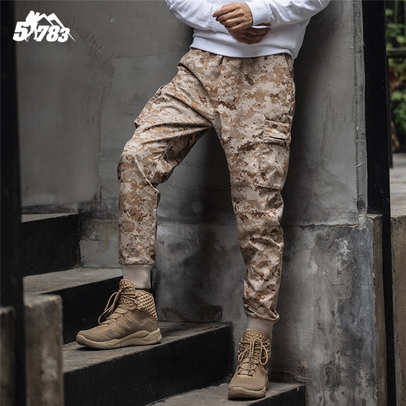 cp desert dark night pants archon tactical pants men's small feet slim-fit corset pants outdoor multi-pocket waterproof cargo pants