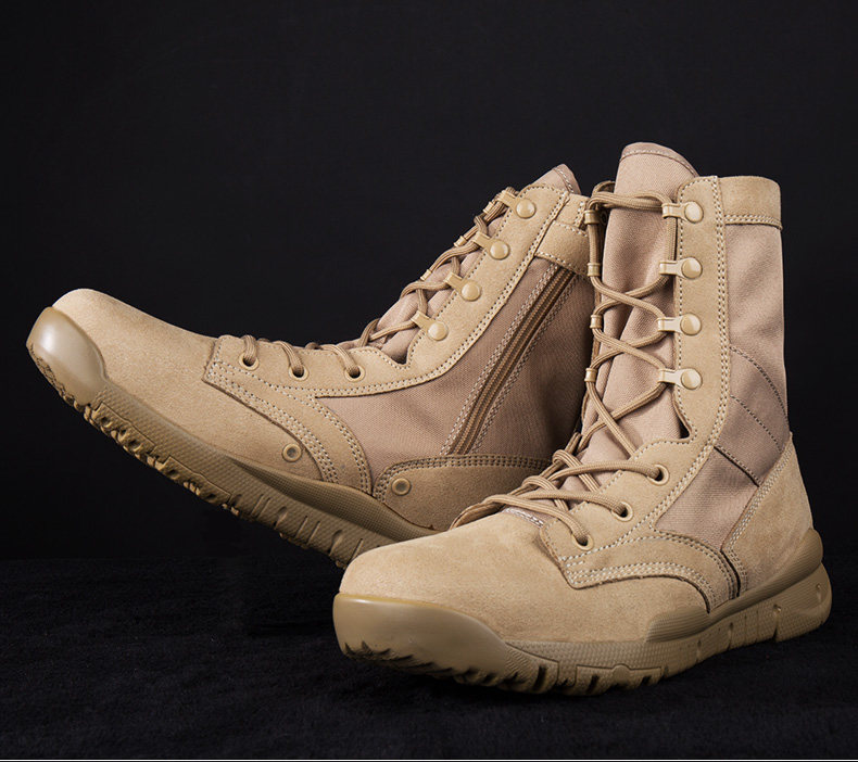 Bottes militaires pour homme - lumière - Ref 1397891 Image 26