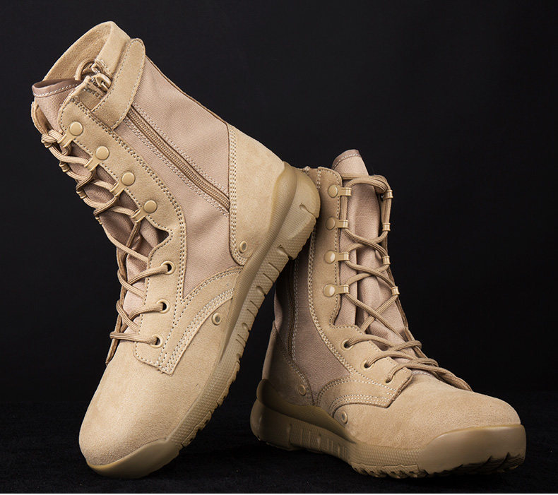 Bottes militaires pour homme - lumière - Ref 1397891 Image 27
