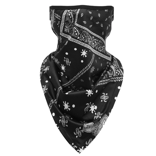 Летняя медицинская маска, шелковый треугольный мужской шарф, шарф-платок, защита от солнца