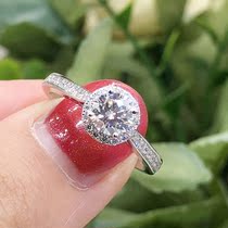 18K winnings mo sang shi diamond circle circumference wei xiang solves the classic nv jie 1 karat engagement ring customization