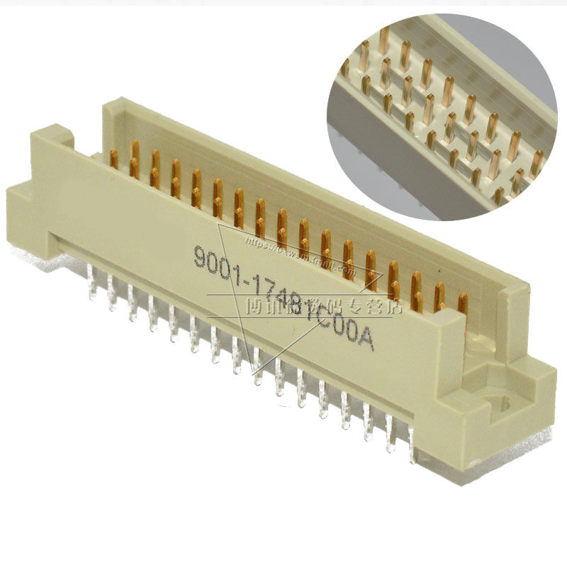 云辉 9001-17481C00A欧式插座 348三排3*16p针座直针座连接器