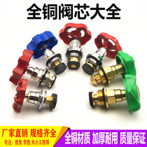 PPR lift cut-off valve core copper 4 points 6 points PE water valve core switch accessories 20 25 32 40 50