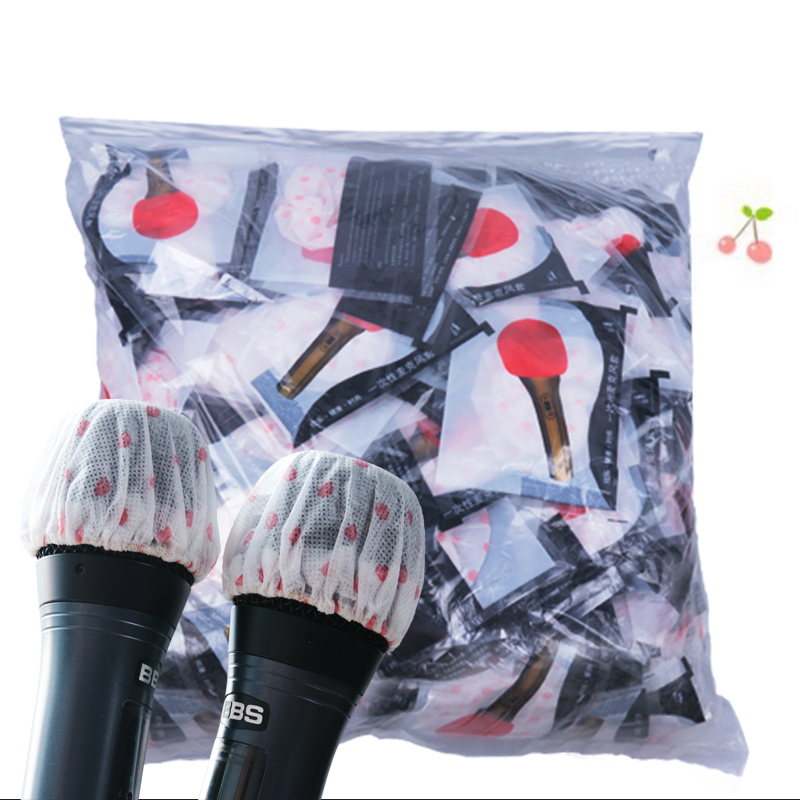 Unwoven MICROPHONE COVER DISPOSABLE ANTI-SPRAY HOOD UNIVERSAL KTV SPECIAL MICROPHONE SLEEVE WINDPROOF HOOD MCCOVER MIKE HOOD