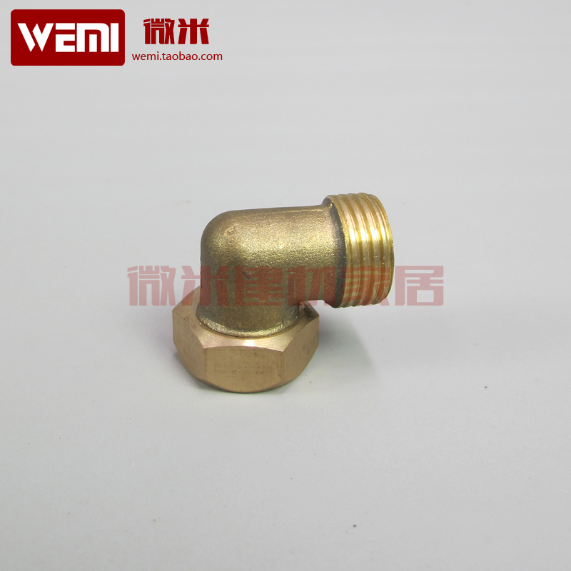 Full Copper Active Joint Right Angle Corner Joint Inner Wire Transfer Outer Silk 40% Joint Corner Connector Active Leather Lead Water Pipe
