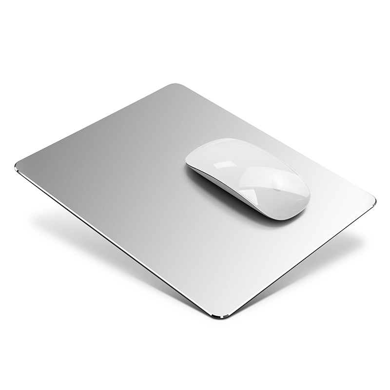 Metal Mouse Pad, Aluminum Alloy, Thickened, Simple and Portable, Suitable for Apple, Lenovo, Huawei Laptops, Office Use