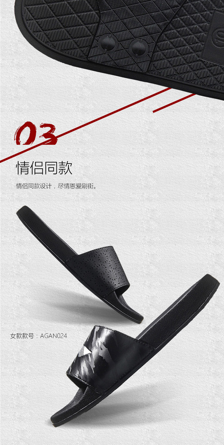 Li Ning dép nam mùa hè flip flops mới trong nhà nhà trượt kích thước lớn dép thể thao bãi biển dép dép nam 2021