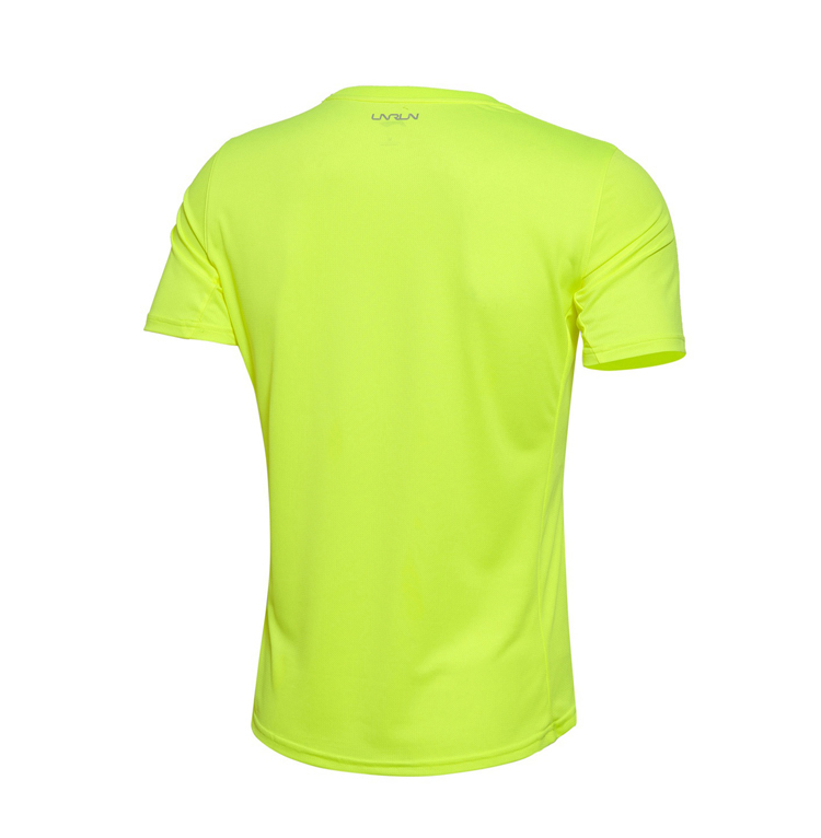 Áo thun nam tay ngắn Li Ning 2019 hè mới chính hãng cổ tròn màu rắn nhanh khô thoáng khí thoáng mát tay dệt kim ngắn tay - Áo phông thể thao áo tank top