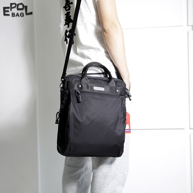 Hong Kong EPOL Ipo Men & Men OL Career Leisure 14 inch Computer briefcase Korean version Oxford Textile Canvas Handbag