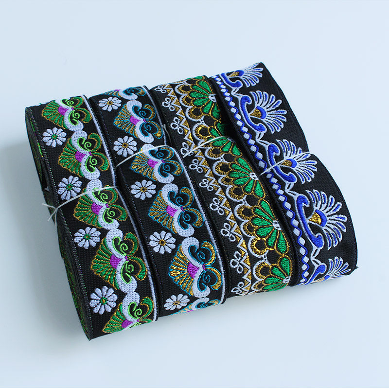 Ethnic minority clothing lace embroidery edge cloth Miao accessories Miao accessories Miao embroidery ethnic wind 3 3 cm