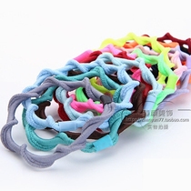 South Korea imported hair rope does not wrap hair band head rope foam hair rope tied ponytail super elastic
