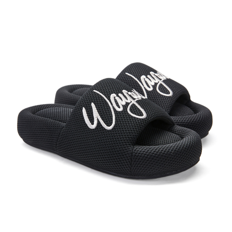 Wayward Souls Fashion Trend Comfortable Q-Elastic Non-Slip Versatile Pineapple Pattern Bubble Slippers Unisex