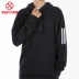 Áo sơ mi nam Adidas 2018 thu đông mới diện đồ thể thao dệt kim thoáng khí áo len trùm đầu áo len áo đôi thu đông Thể thao lông cừu / jumper