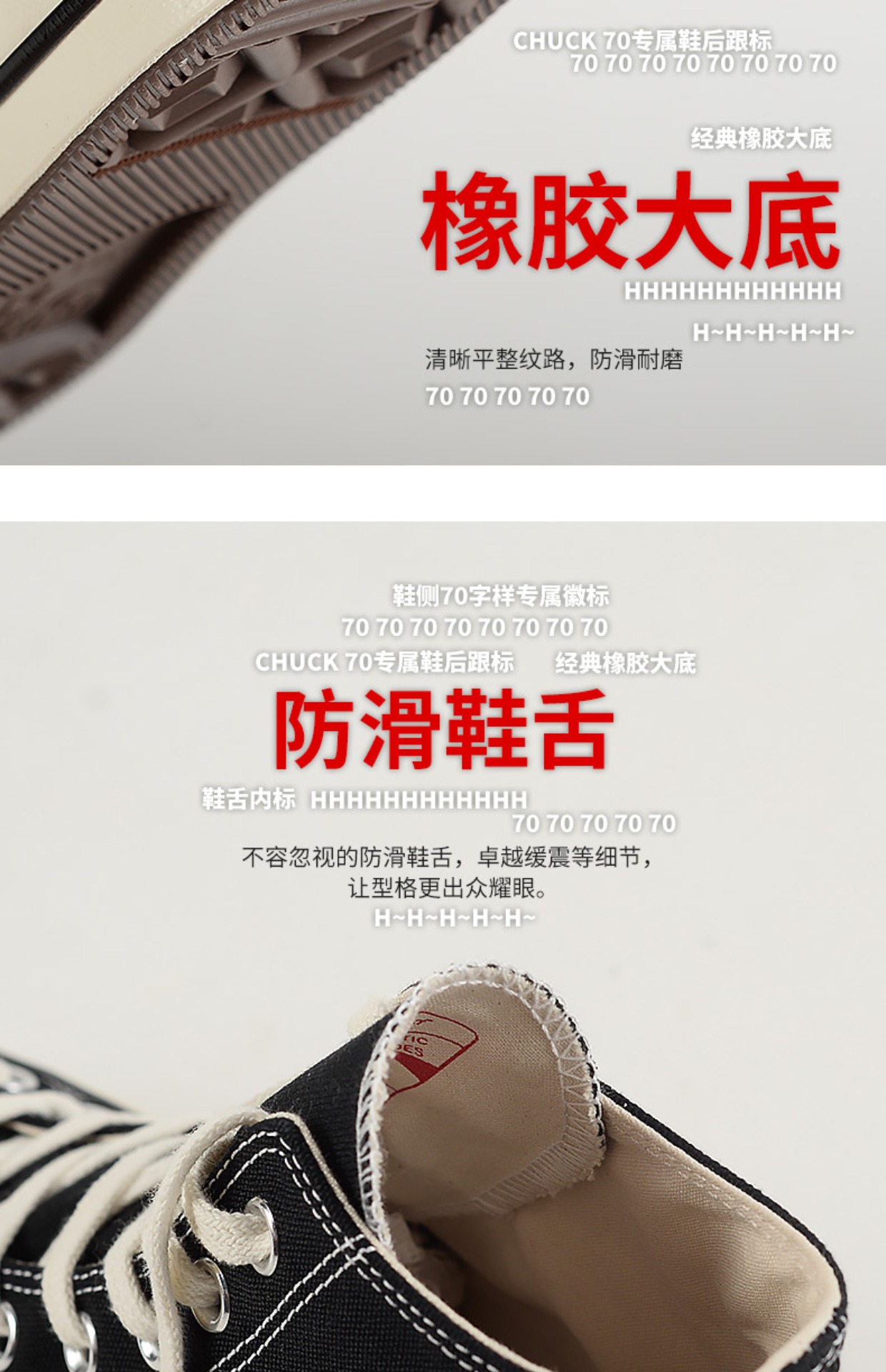 Giày cao gót nữ Converse 1970s giày nữ tất cả sao Samsung tiêu chuẩn thấp để giúp giày cổ điển giày vải 162050 giày converse run star hike