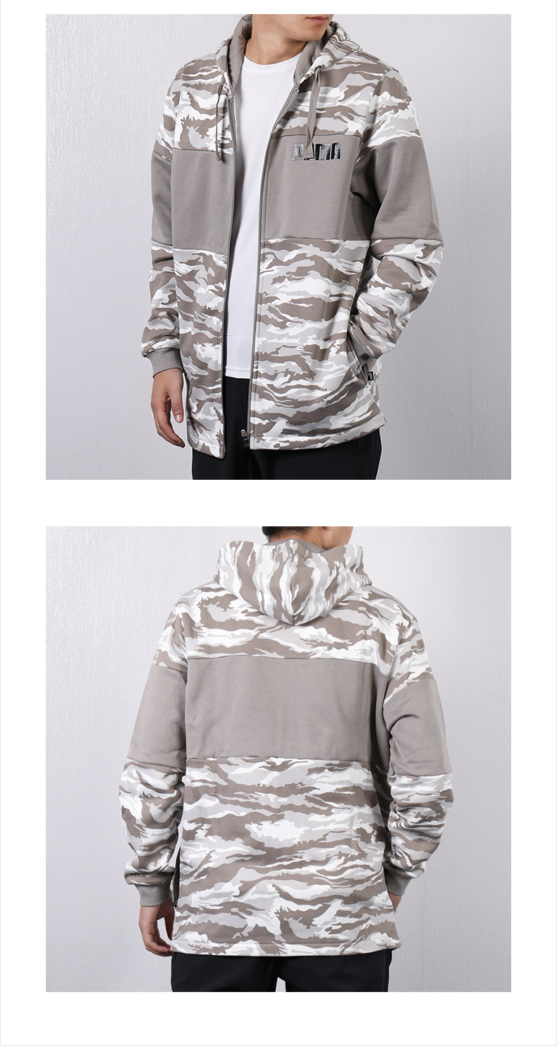 PUMA Hummer Men 2018 Mùa đông Áo mới Áo thể thao giản dị Áo khoác ngụy trang 855054 áo gió thể thao nam