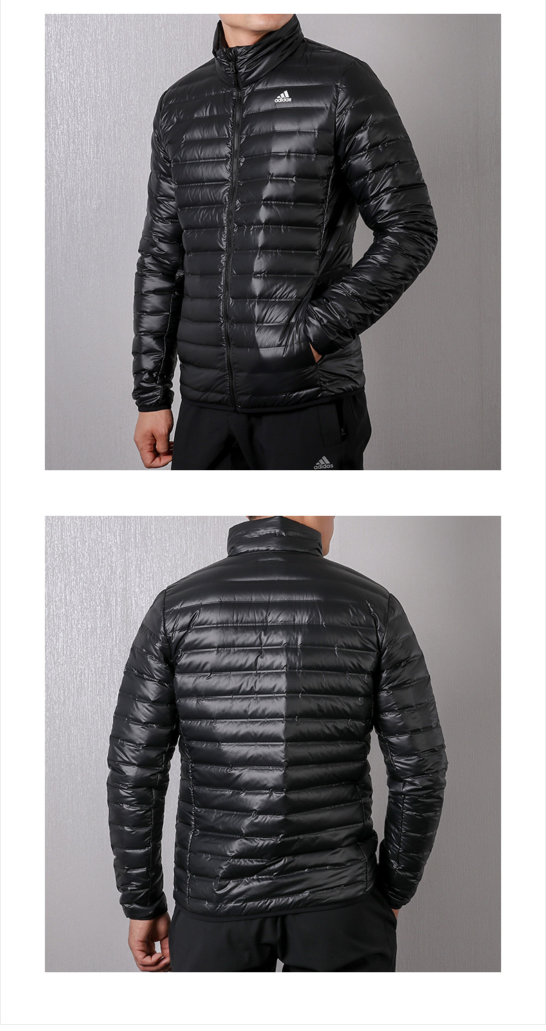 Adidas nam 2018 mùa đông mới thể thao xuống áo khoác giản dị áo khoác nhiệt nhẹ BS1588 - Thể thao xuống áo khoác áo lông vũ lining