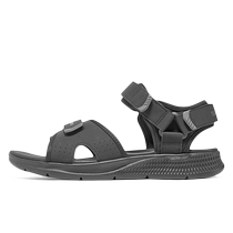 Skechers official flagship mens shoes summer new black Velcro sports sandals outdoor casual beach shoes