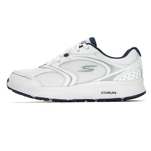 Skechers, модная повседневная обувь, белая обувь для ходьбы, беговые кроссовки с амортизацией