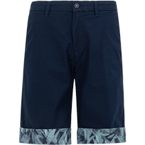 Timberland dark blue printed shorts mens summer new outdoor casual sports pants woven five-quarter pants A5P5R