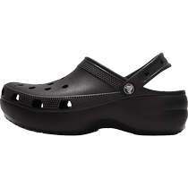 Crocs Crocs cloud chaussures chaussures pour femmes été nouvelles chaussures de plage à semelles épaisses noir respirant embout sandales