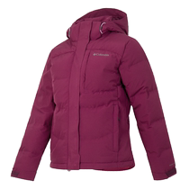 Columbia Warm Down Jacket Womens Autumn New Outdoor Windproof Jacket Sportswear Hooded Cotton Feather Jacket