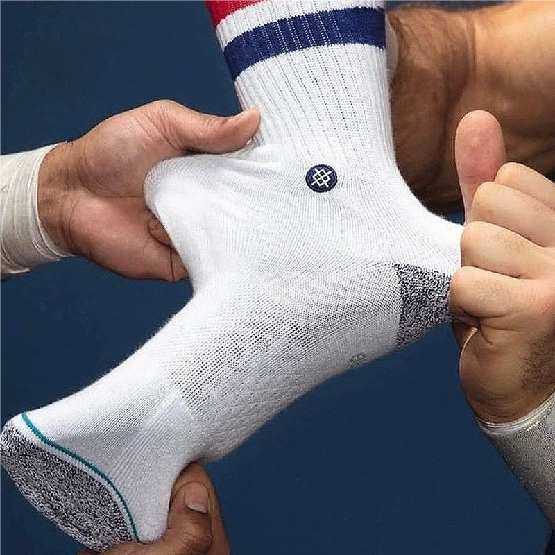 Stance Retro Color-Blocking Casual Socks Men's Socks Women's Socks Summer New Breathable Mid-Calf Socks Couple Socks