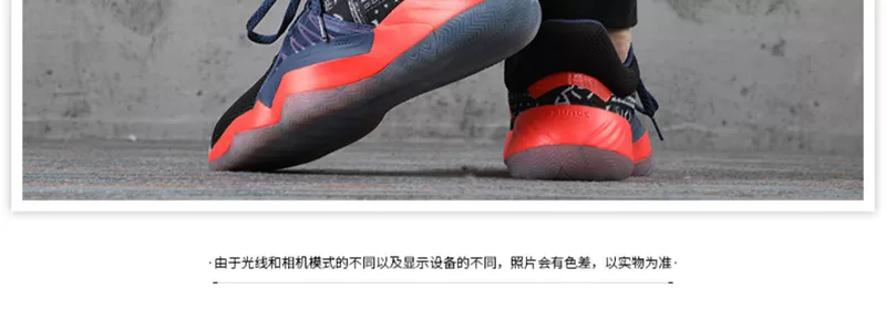 Trang web chính thức của giày thể thao nam adidas mùa hè phong cách mới giày thể thao thoáng khí Mitchell giày bóng rổ cắt thấp EH2001 - Giày bóng rổ