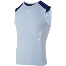 UA Under Armor Sports Suit Mens Autumn New Training Vest Shorts Two-piece Set Fitness Sleeveless T-Shirt Pants
