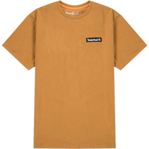 Timberland official flagship store short-sleeved mens and womens wear 2024 summer new sportswear yellow round neck T-shirt A26S7