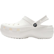 Crocs Card Loci Cloud Dove Gave Shoes Shoes White New Thick Bottom Beach Shoes White Outdoor B