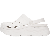 Skechers Womens Shoes 2024 Summer Comfortable Beach Shoes Lightweight Soft Soled Sandals Womens White New Breathable Sandals