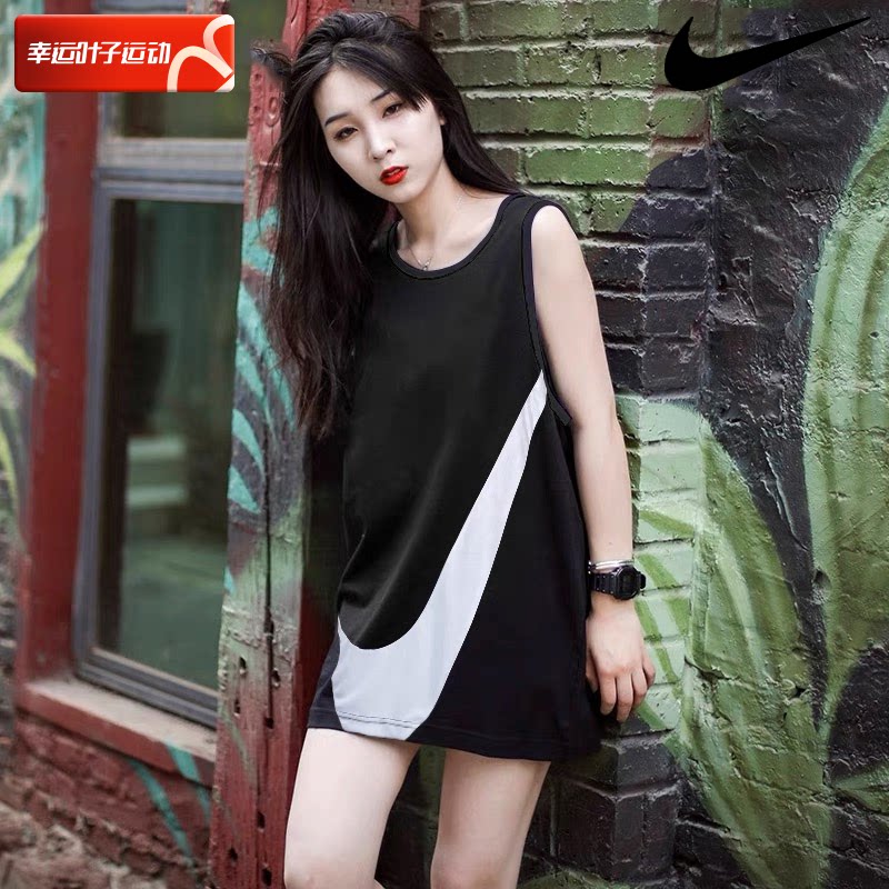 Nike Nike basketball vest men and women with the same loose tracksuit training sleeveless T-shirts DH7133-013-Taobao