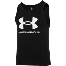 UA Anderma Fitness Training Vest Men 2024 Summer New Round Collar Sleeveless T-shirt Running Sportswear Jacket