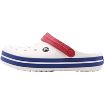 Crocs Crocs mens and womens shoes summer new sports shoes white Crocs beach sandals slippers